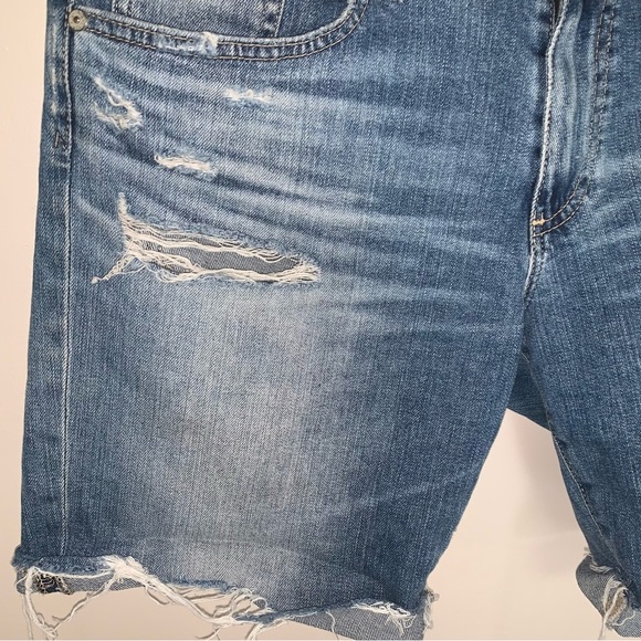 AG Adriano Goldschmied Blue Denim Shorts 30 - Picture 6 of 6